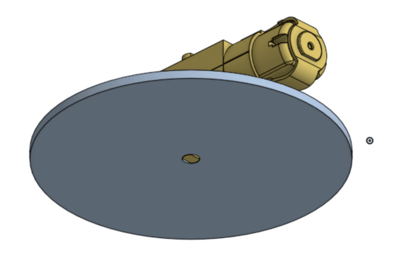 Wheel and motor assembly